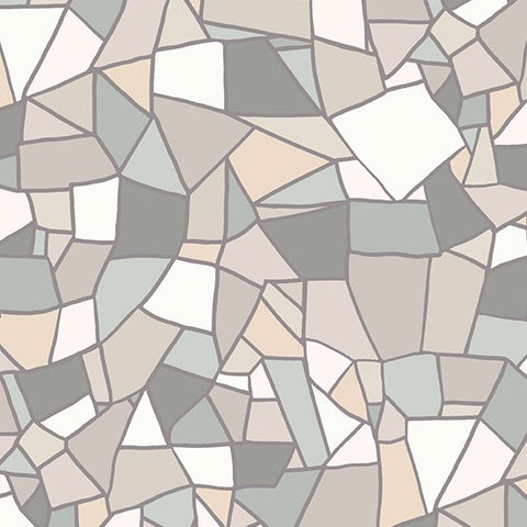108" Wideback Andover- Mosaic Tile - Early Gray