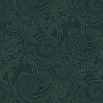 108" Tranquil Flannel II Dark Green Wide Back