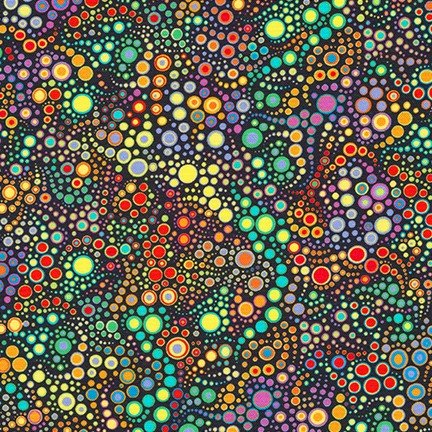 108" Wideback - Robert Kaufman Fabrics Effervescence Digital - Wild