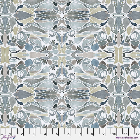 Sea Sisters Sanibel - Ocean - Shell Rummel for FreeSpirit Fabrics 44"