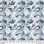 Sea Sisters Swirl - Indigo - Shell Rummel for FreeSpirit Fabrics