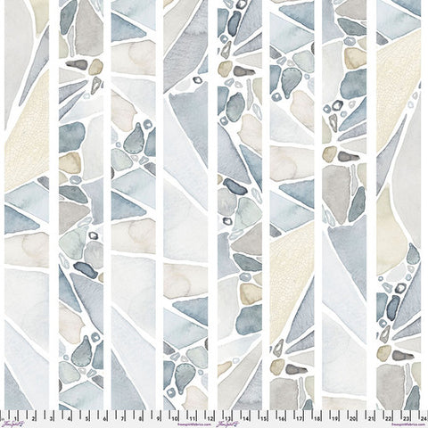Sea Sisters Ocean Fragments - Multi - Shell Rummel for FreeSpirit Fabrics 44"