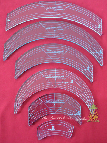 The Quilted Pinapple Curve Templates