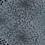 Dandelion Dreams Charcoal Gray  By KANVAS STUDIO Wide Back