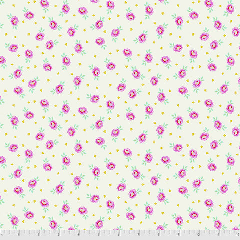 Curiouser and Curiouser - Baby Buds -Sugar - by Tula Pink for Free Spirit Fabrics