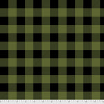 Holiday Homies Flannel - Check Yo'self - Pine Fresh - by Tula Pink for Free Spirit Fabrics