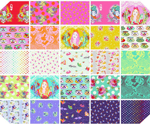 Curiouser and Curiouser - Fat Quarter Bundle -  by Tula Pink for Free Spirit Fabrics