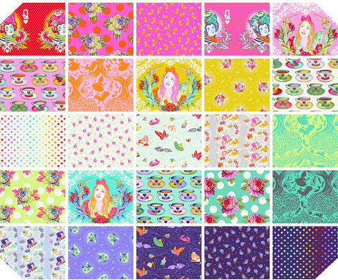 Curiouser and Curiouser - Fat Quarter Bundle -  by Tula Pink for Free Spirit Fabrics
