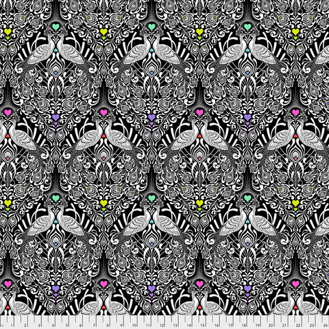 Line Work - Tall Tails - in Ink - by Tula Pink for Freespirit Fabrics