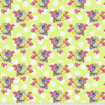 Curiouser and Curiouser - Painted Roses - in Sugar - by Tula Pink for Free Spirit Fabrics