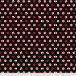 Holiday Homies Flannel -  Peppermint Stars - Ink - by Tula Pink for Free Spirit Fabrics
