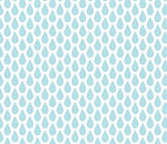Once Upon  A Cloud Blue Raindrops By Northcott Flannel