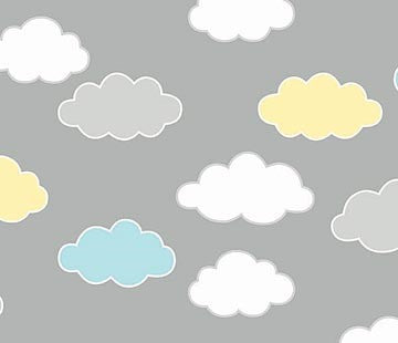 Clouds Once Upon A Cloud By Northcott Flannel